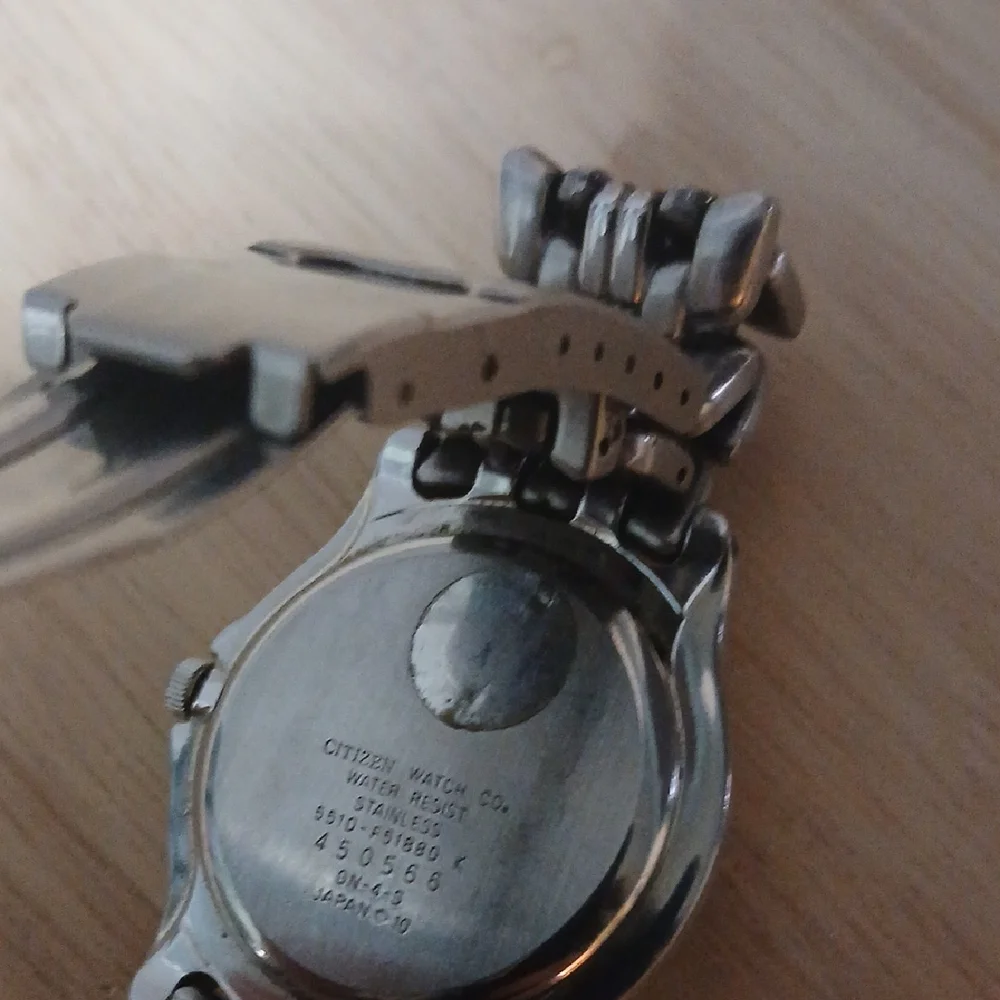Citizen Silver Watch with Black Dial